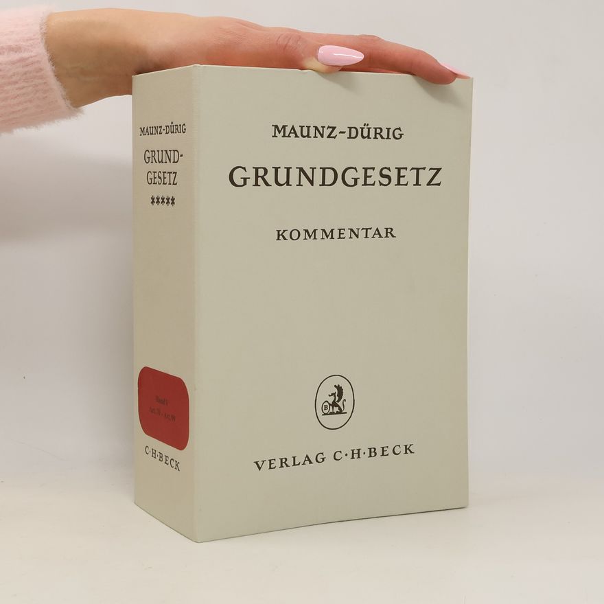 Günter Dürig Grundgesetz V.