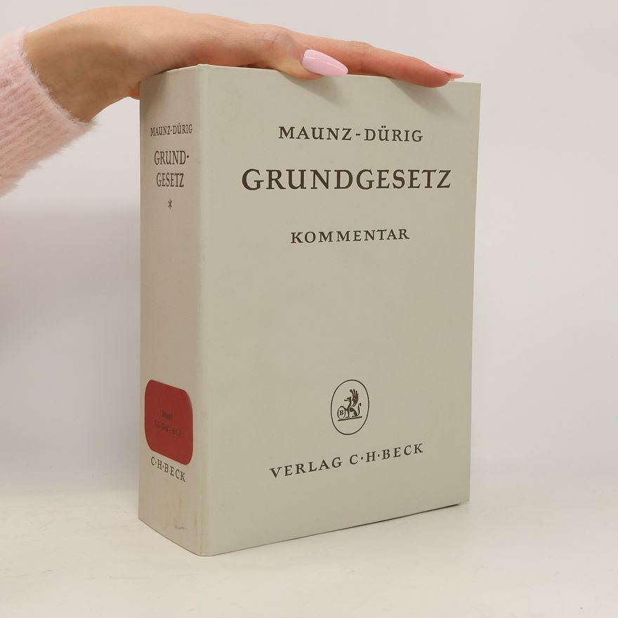 Günter Dürig Grundgesetz I.