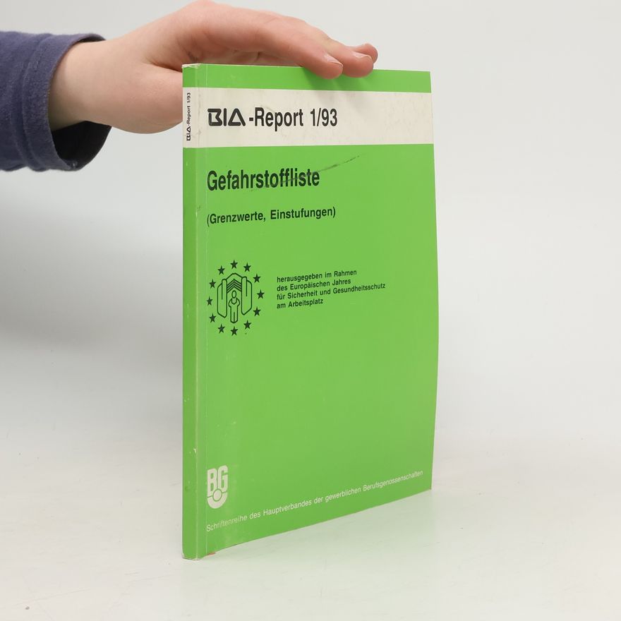 W. Pflaumbaum BIA-Report - 1/93: Gefahrstoffliste
