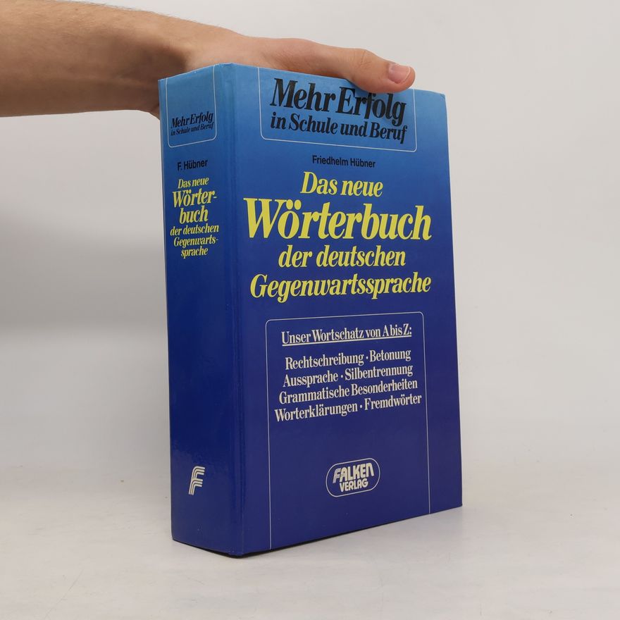 Friedhelm Hübner Das neue Wörterbuch der deutschen Gegenwartssprache