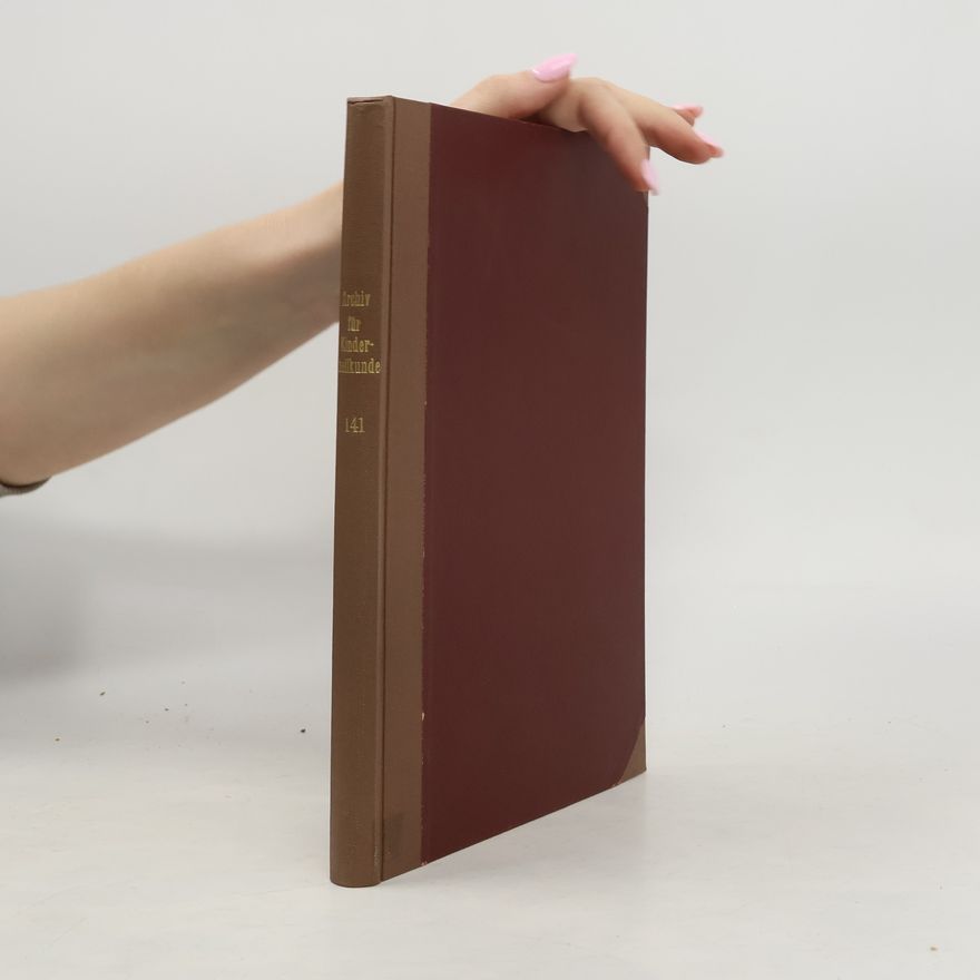 AA.VV. Archiv für Kinderheilkunde 141