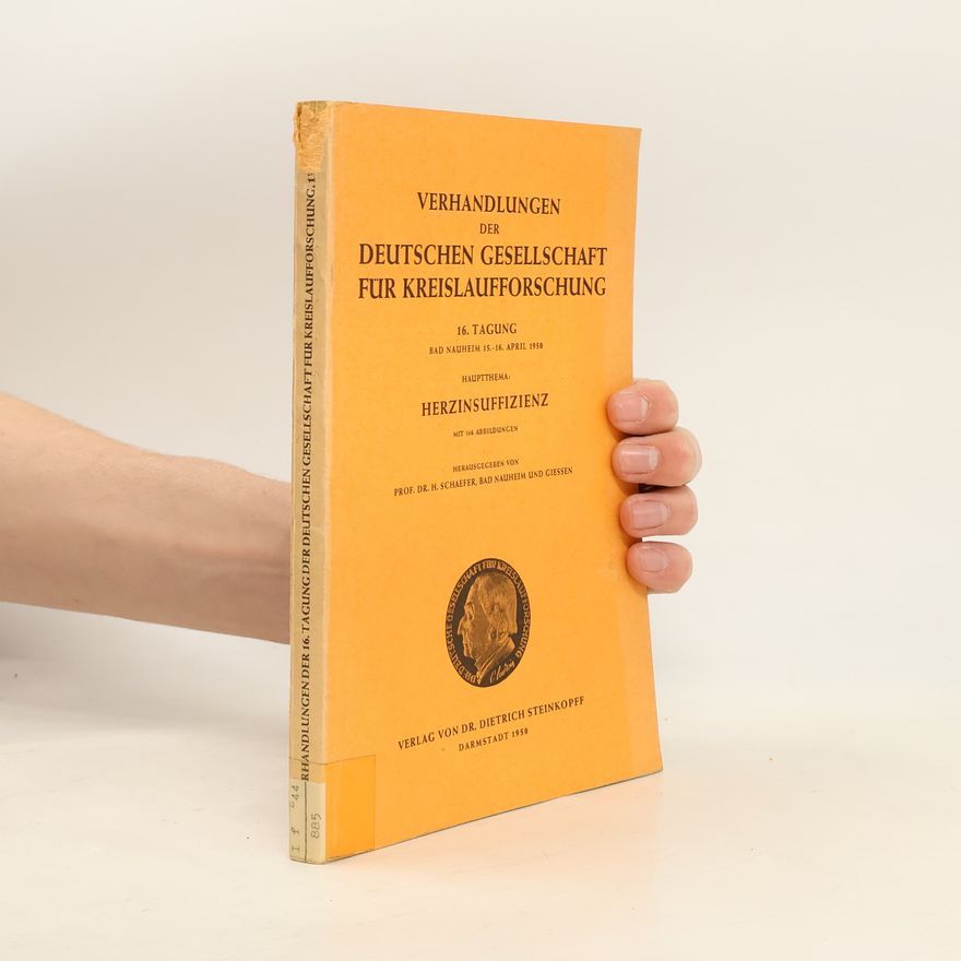 AA.VV. Verhandlungen der Deutschen Gesellschaft für Kreislaufforschung