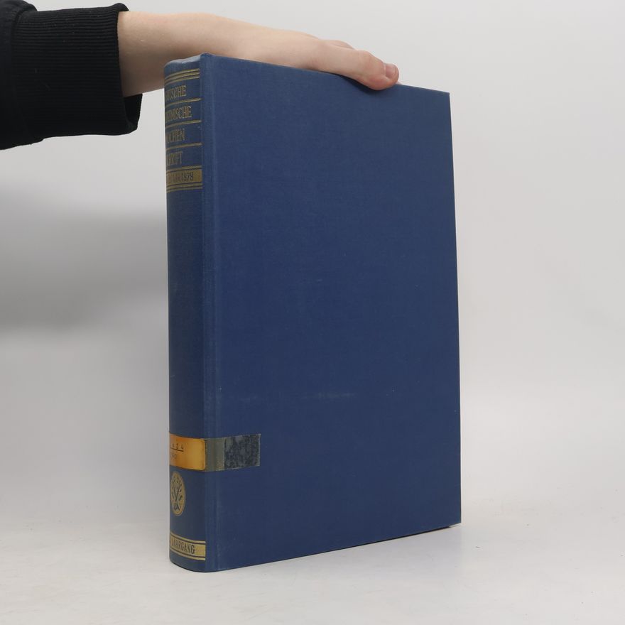 Various authors Deutsche Medizinische Wochenschrift. 104. Jahrgang 1. Halbjahr 1979 Hefte 1-26