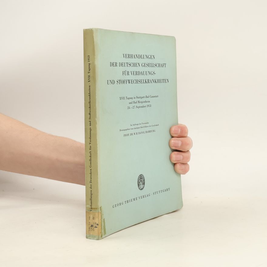 Auteurscollectief Verhandlungen der Deutschen Gesellschaft für Verdauungs- und Stoffwechselkrankheiten