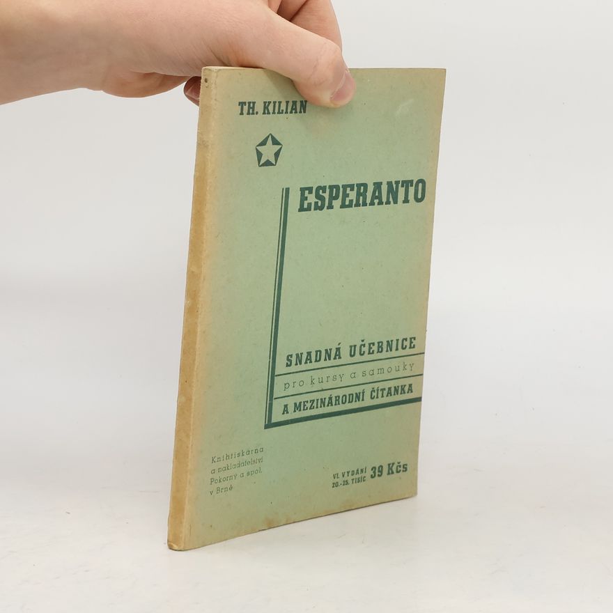 Kilian Theodor Esperanto. Snadná učebnice