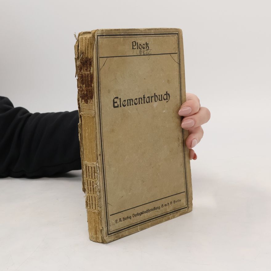 Karl Ploetz Elementarbuch der französischen Sprache