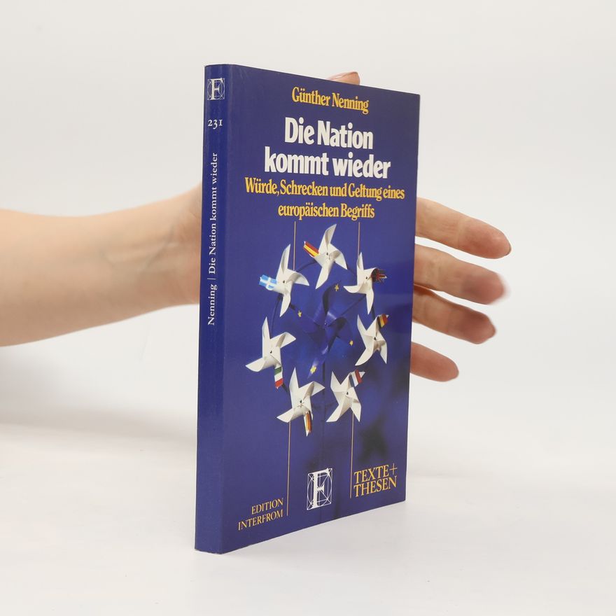 Günther Nenning Die Nation kommt wieder