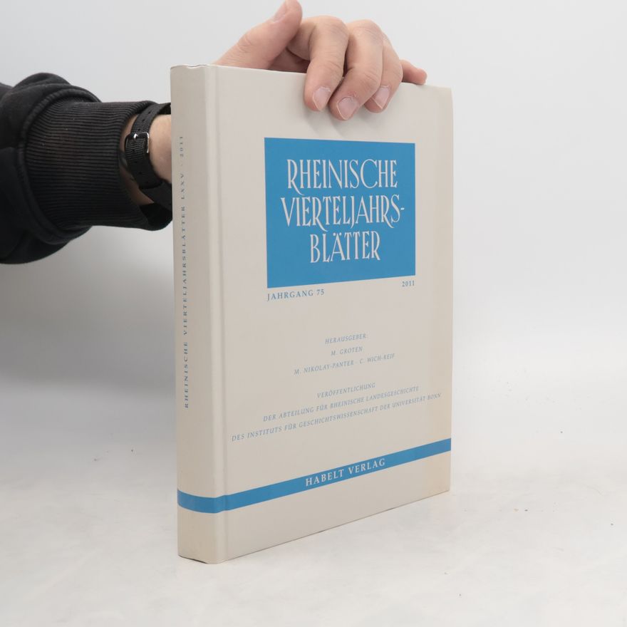 Autorenkollektiv Rheinische Vierteljahrsblätter. Jahrgang 75
