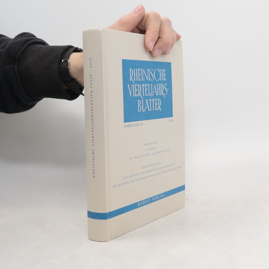 Autorenkollektiv Rheinische VierteljahrsblätterJahrgang 1974