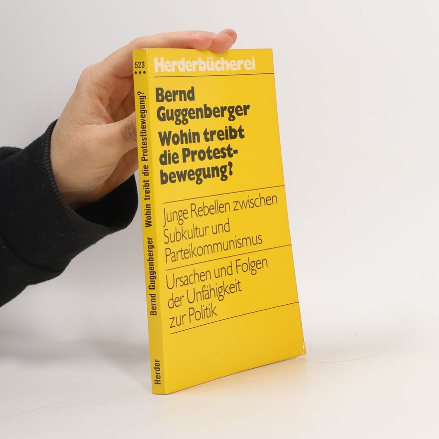 Bernd Guggenberger Wohin treibt die Protestbewegung?
