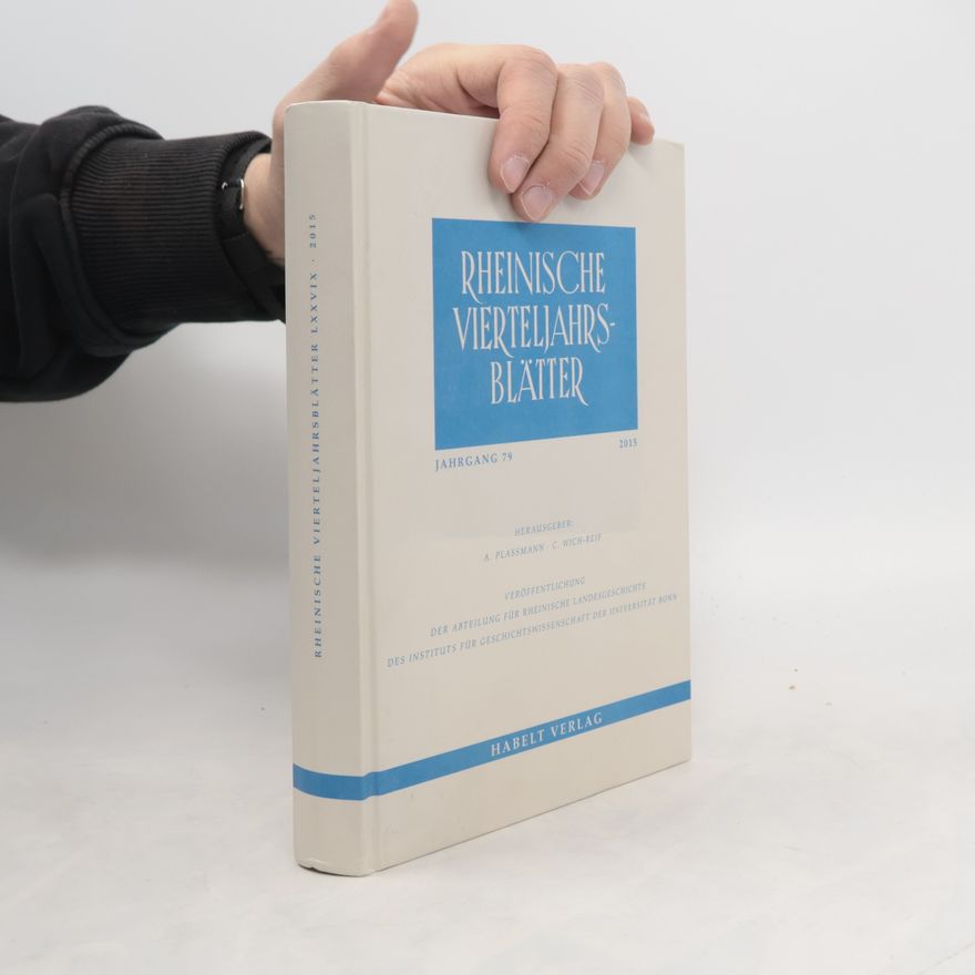 Collectif d'auteurs Rheinicsche Vierteljahrsblätter 205