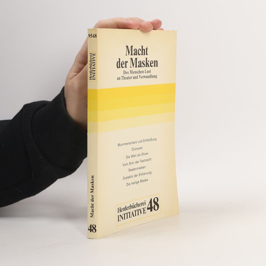 Gerd-Klaus Kaltenbrunner Macht der Masken