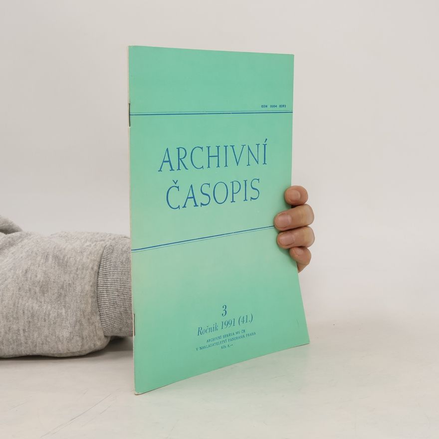 Collectif d'auteurs Archivní časopis 3