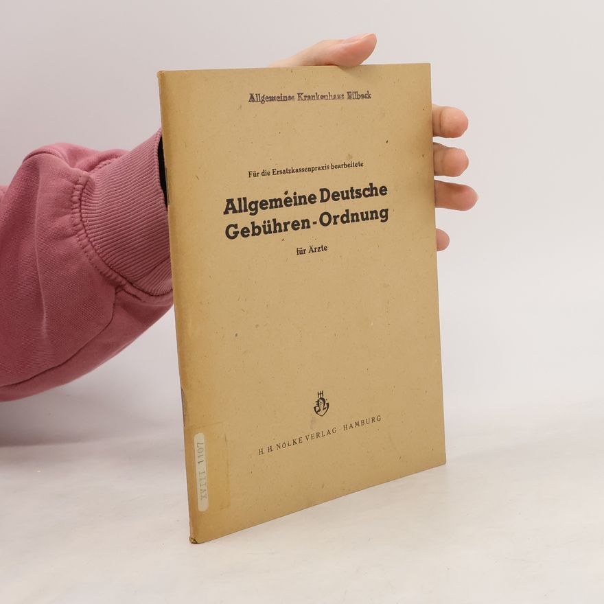 Autorenkollektiv Allgemeine Deutsche Gebühren-Ordnung