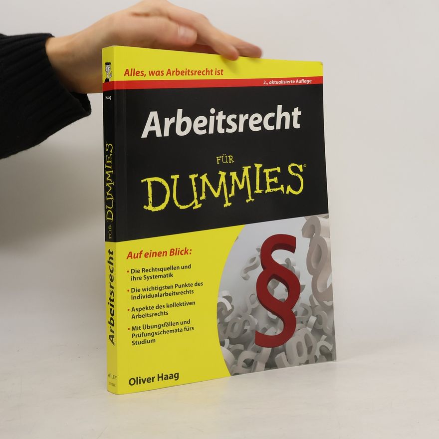 Oliver Haag Arbeitsrecht für Dummies