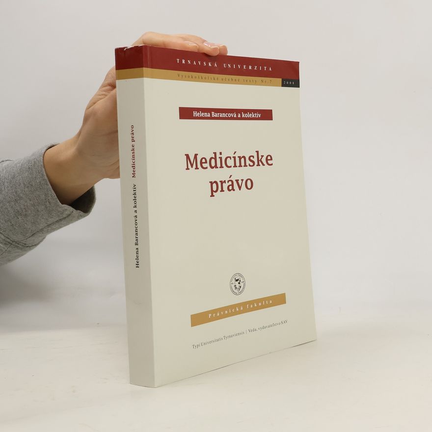 Helena Barancová Medicínske právo