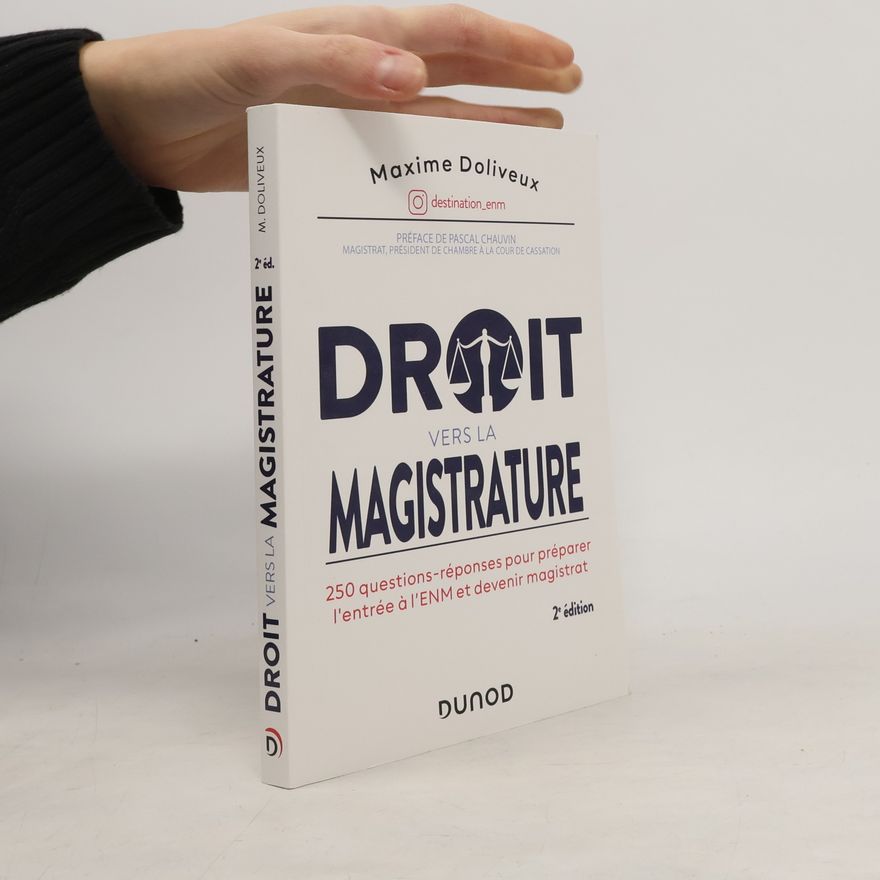 Various authors Droit vers la magistrature