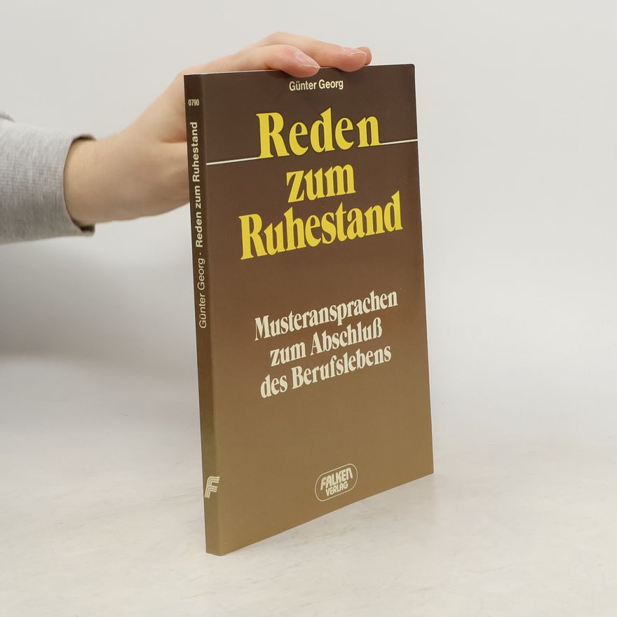 Günter Georg Reden zum Ruhestand