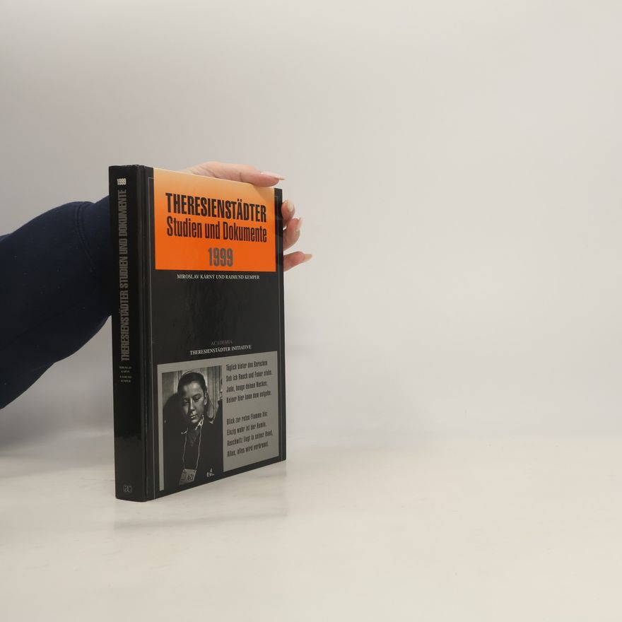 Various authors Theresienstädter Studien und Dokumente 1999