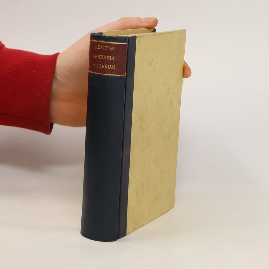 Adriano Cappelli Lexicon Abbreviaturarum