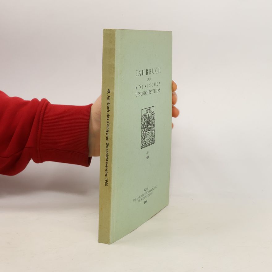 AA.VV. 40. Jahrbuch des Kölnischen Geschichtsvereins 1966