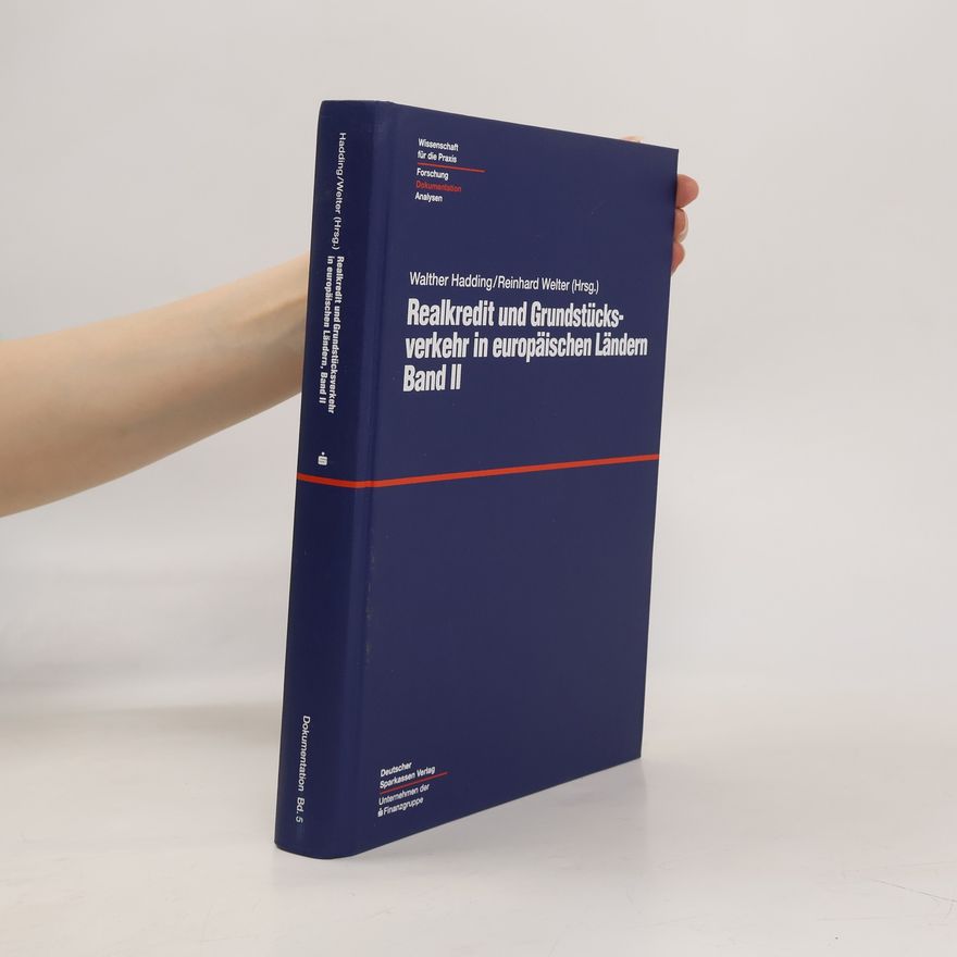 Reinhard Welter Realkredit und Grundstücksverkehr in europäischen Ländern