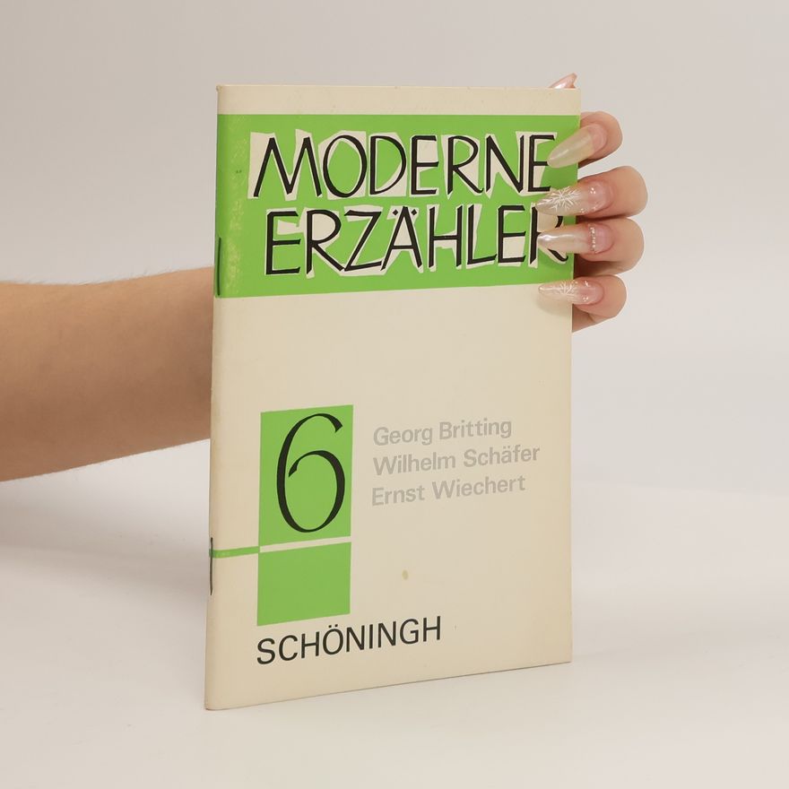 Ernst Wiechert Moderne Erzähler 6