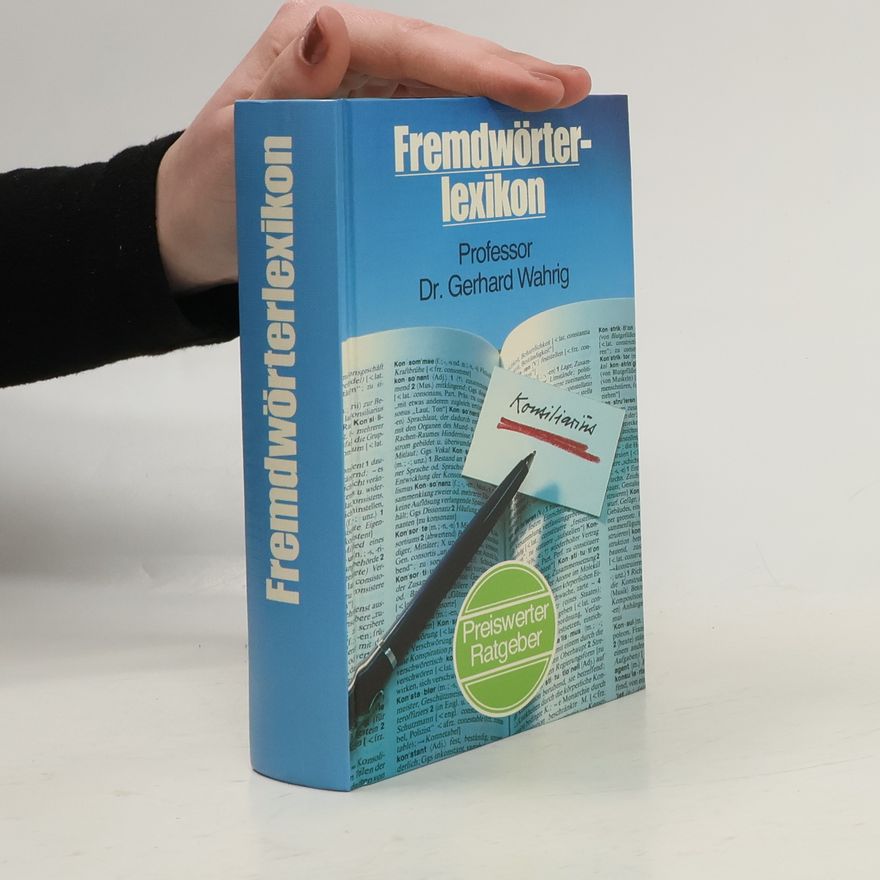 Renate Wahrig-Burfeind Fremdwörterlexikon
