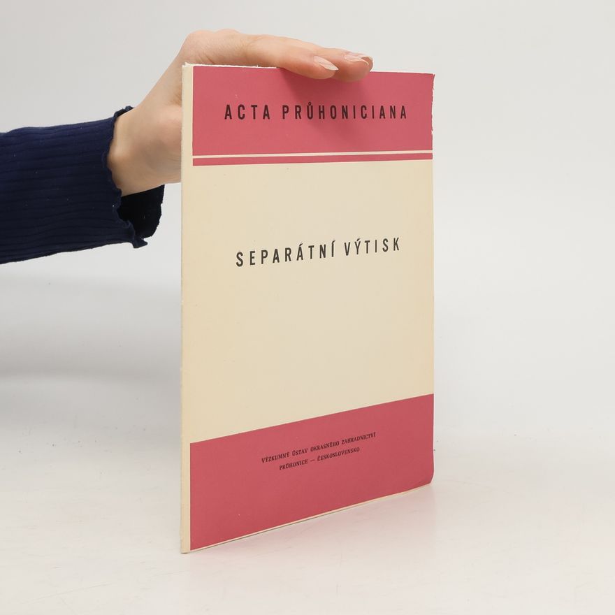 Collectif d'auteurs Acta Průhoniciana 61/1993
