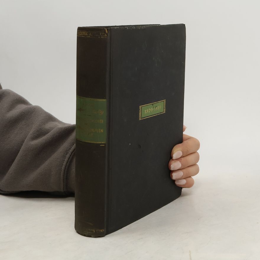 G. M. Gathorne-Hardy Kurze Geschichte der internationalen Politik 1920-1939