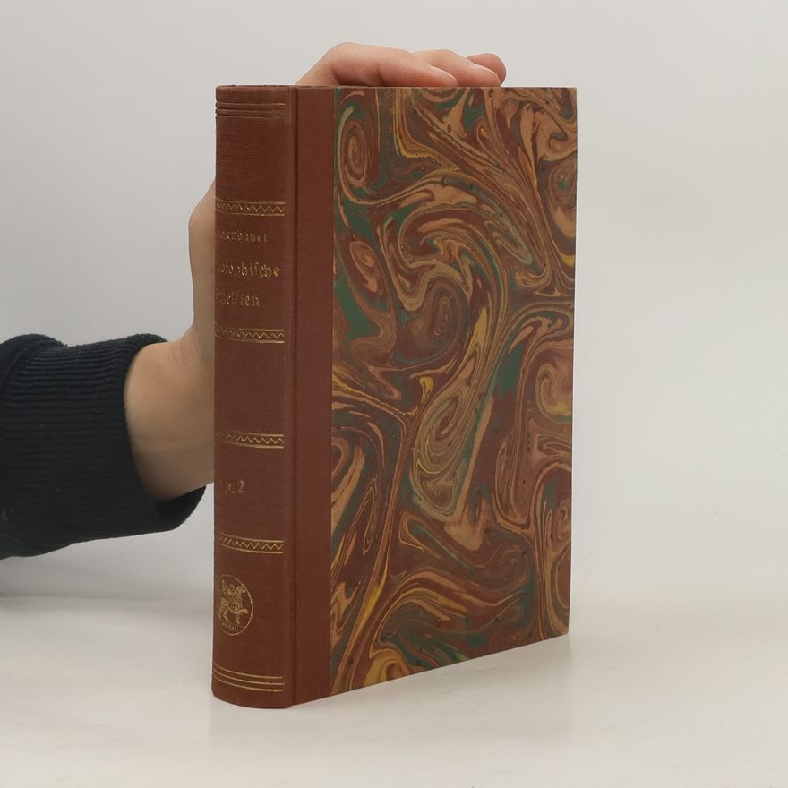 Arthur Schopenhauer Parerga und Paralipomena 1