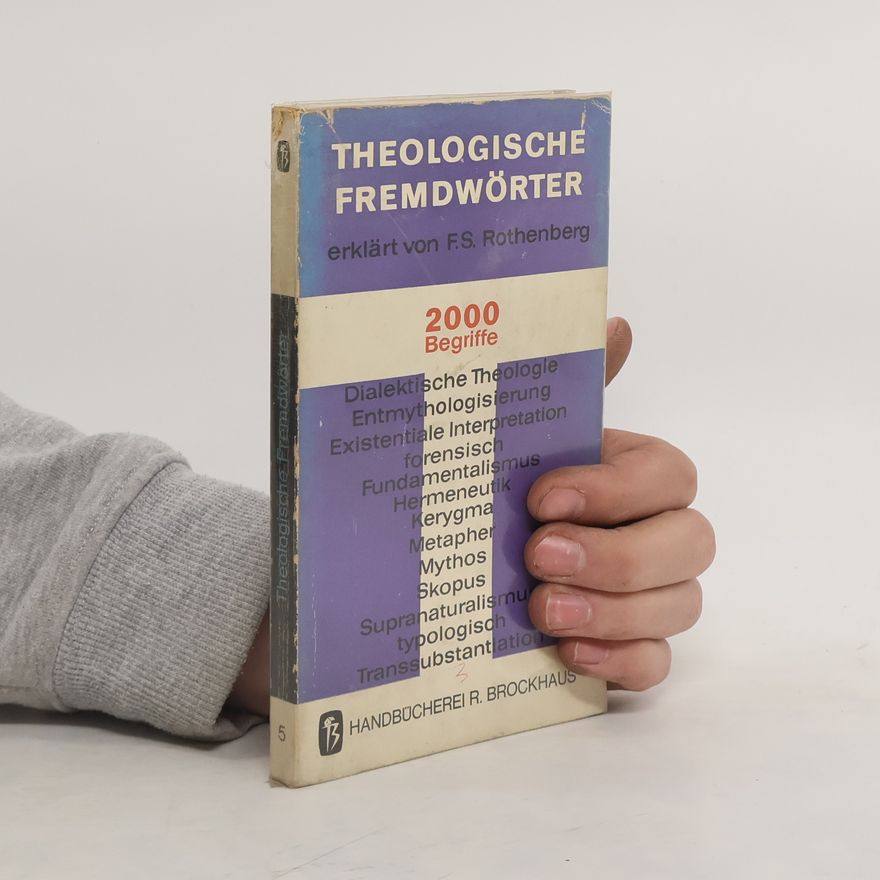 Friedrich Samuel Rothenberg Theologische Fremdwörter