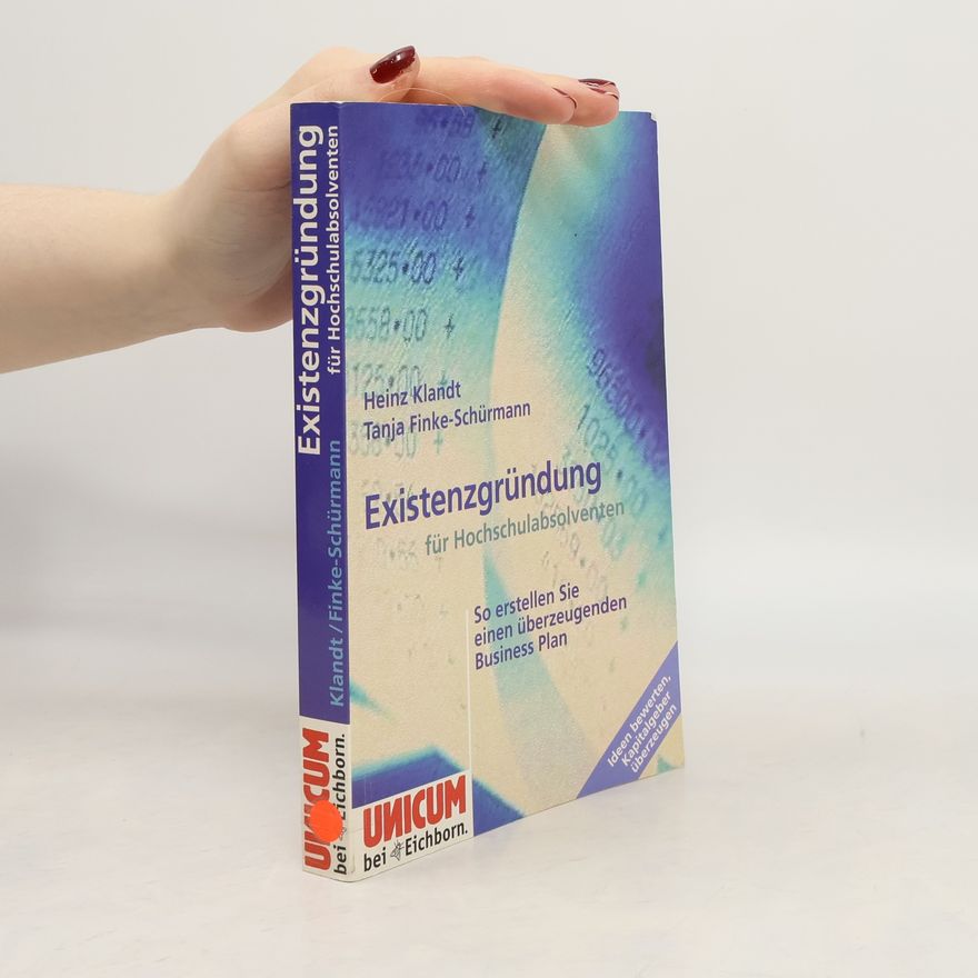 Tanja Helen Finke-Schürmann Existenzgründung für Hochschulabsolventen
