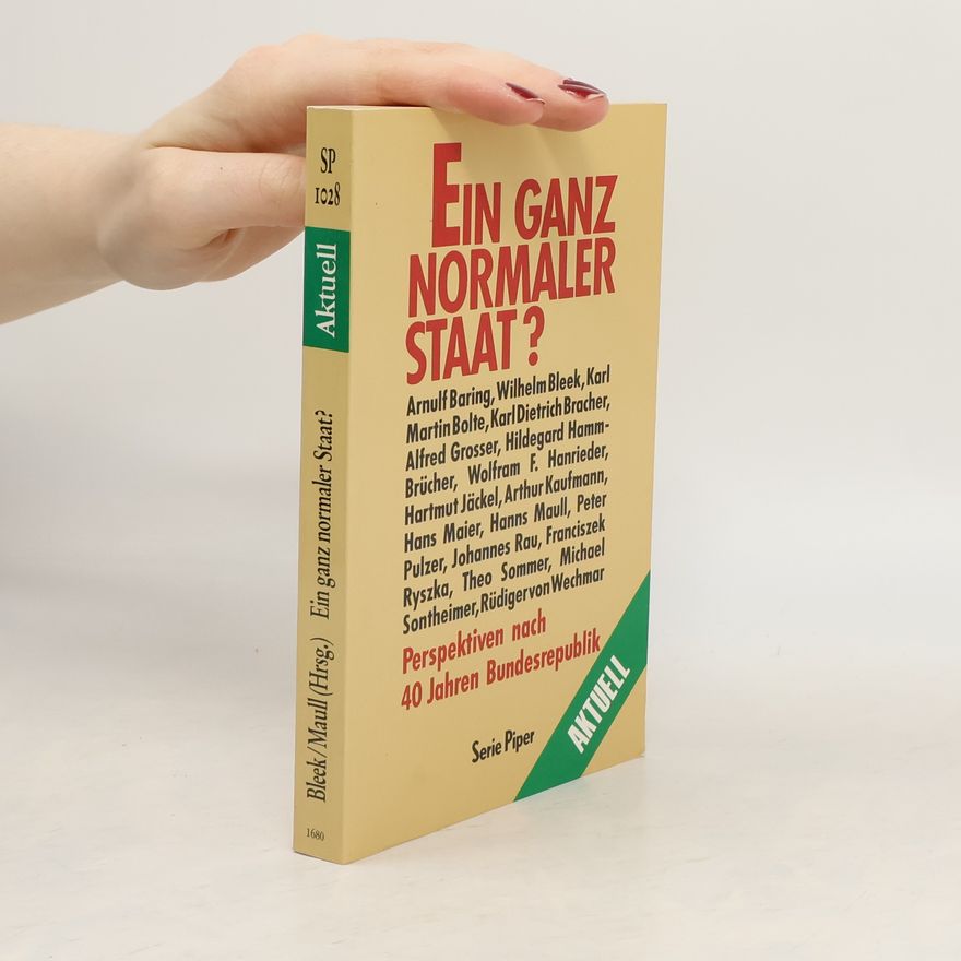 Peter Pulzer Serie Piper: Ein ganz normaler Staat?