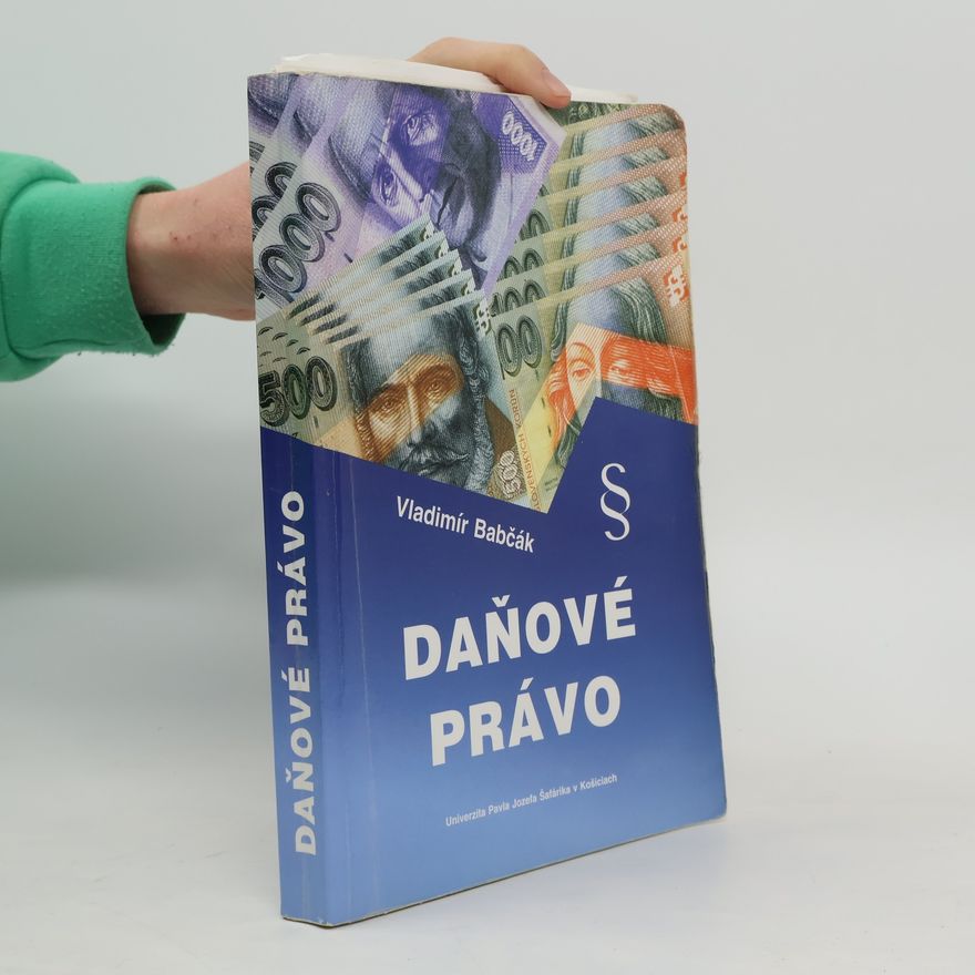 Vladimír Babčák Daňové právo