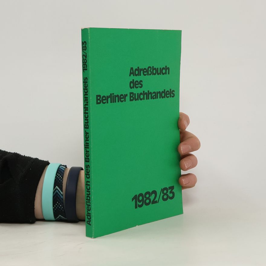 AA.VV. Adreßbuch des Berliner Buchhandels 1982/83