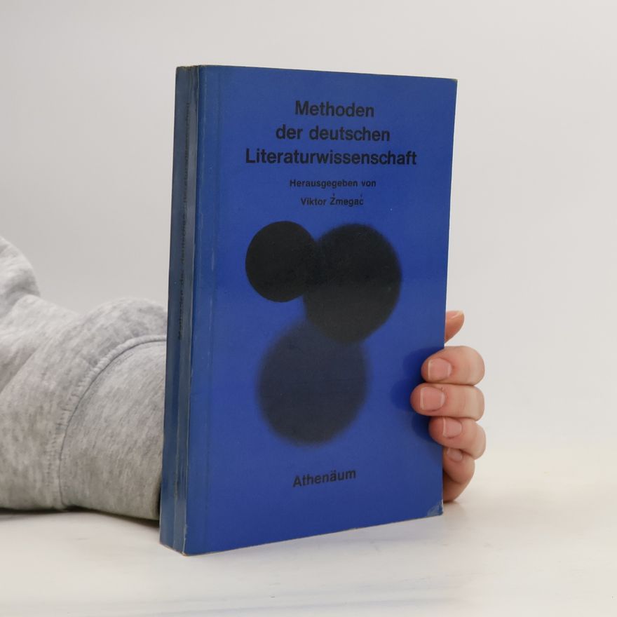 Various authors Methoden der deutschen Literaturwissenschaft