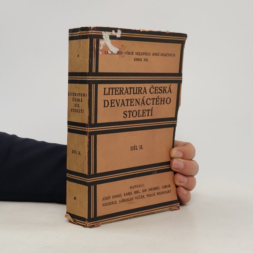 Josef Hanus Literatura česká devatenáctého století II