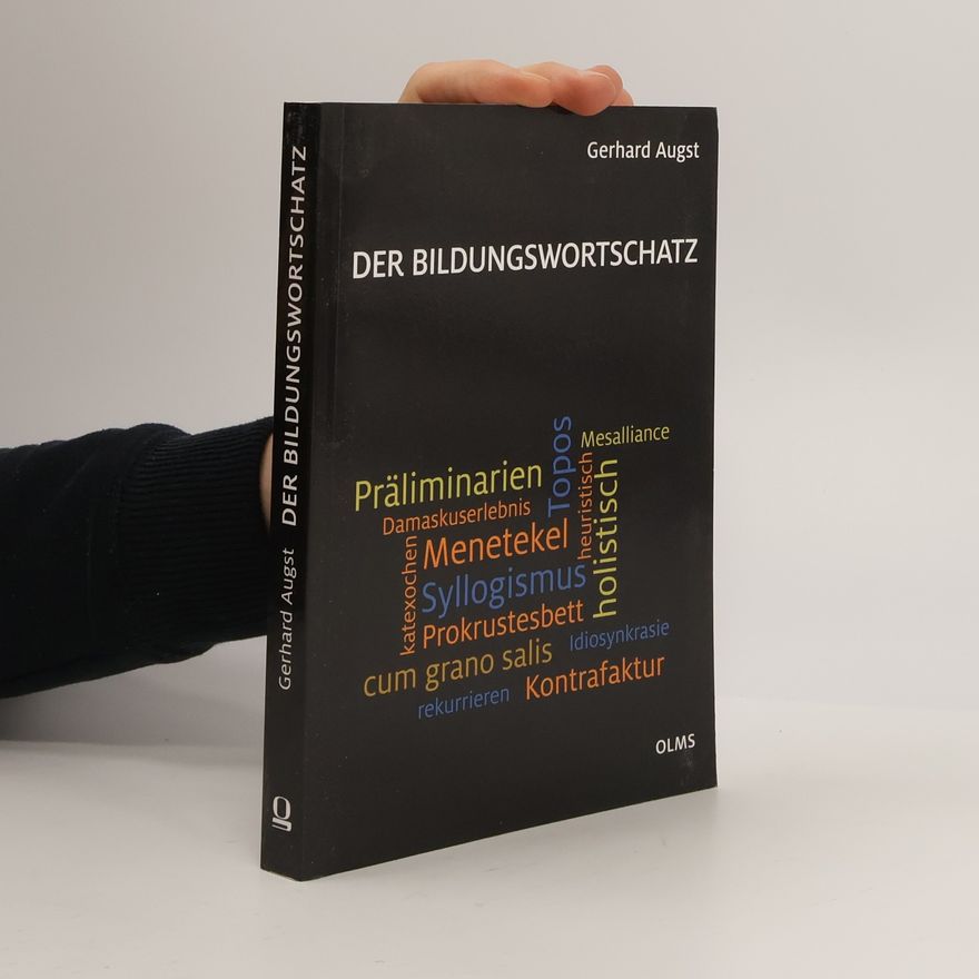 Gerhard Augst Der Bildungswortschatz