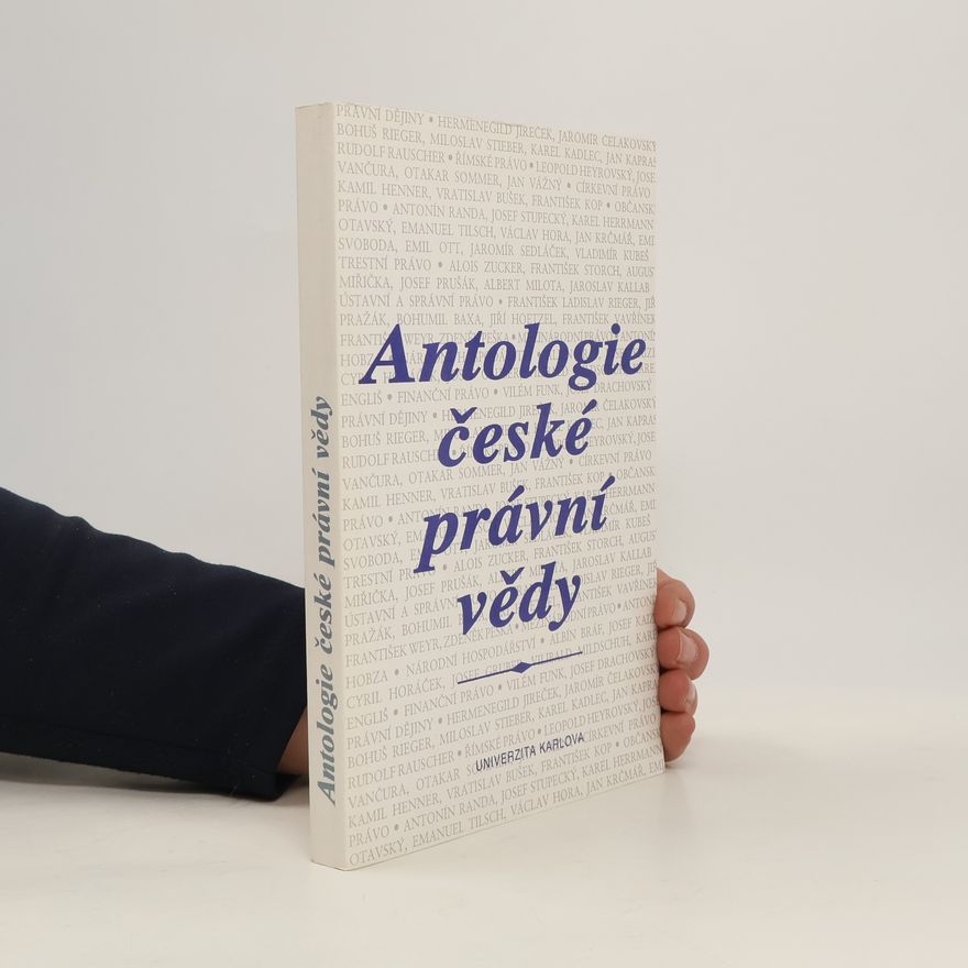 Petra Skřejpková Antologie české právní vědy