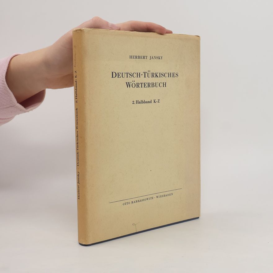 Herbert Jansky Deutsch-türkisches Wörterbuch 2
