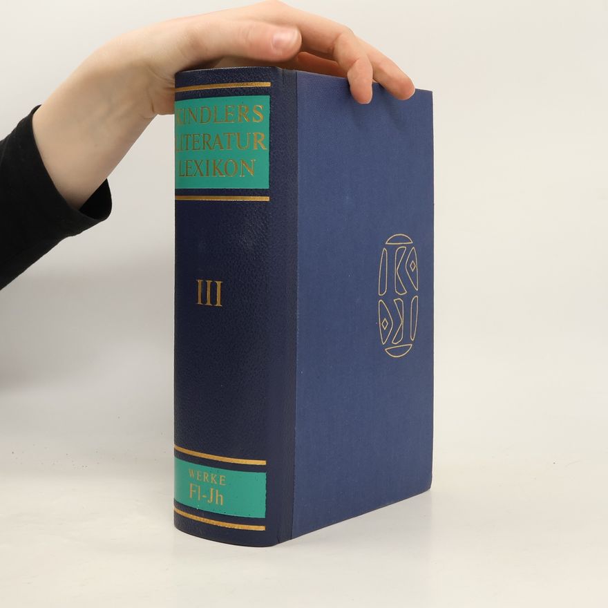 AA.VV. Kindlers Literatur Lexikon III. Fl-Jh