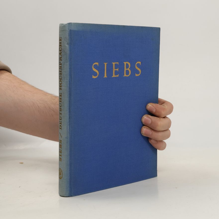 Theodor Siebs Deutsche Bühnenaussprache