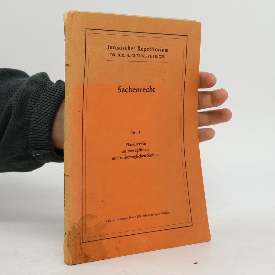 Various authors Sachenrecht 3