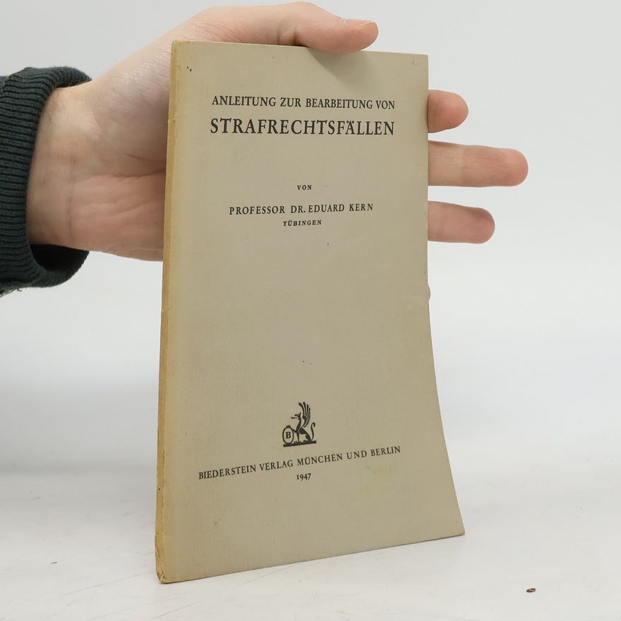kolektiv Anleitung zur Bearbeitung von Strafrechtsfällen