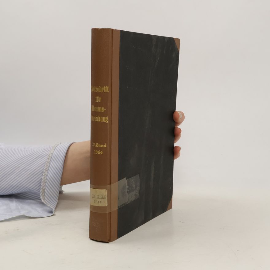 Autorenkollektiv Zeitschrift für Rheumaforschung Band 23