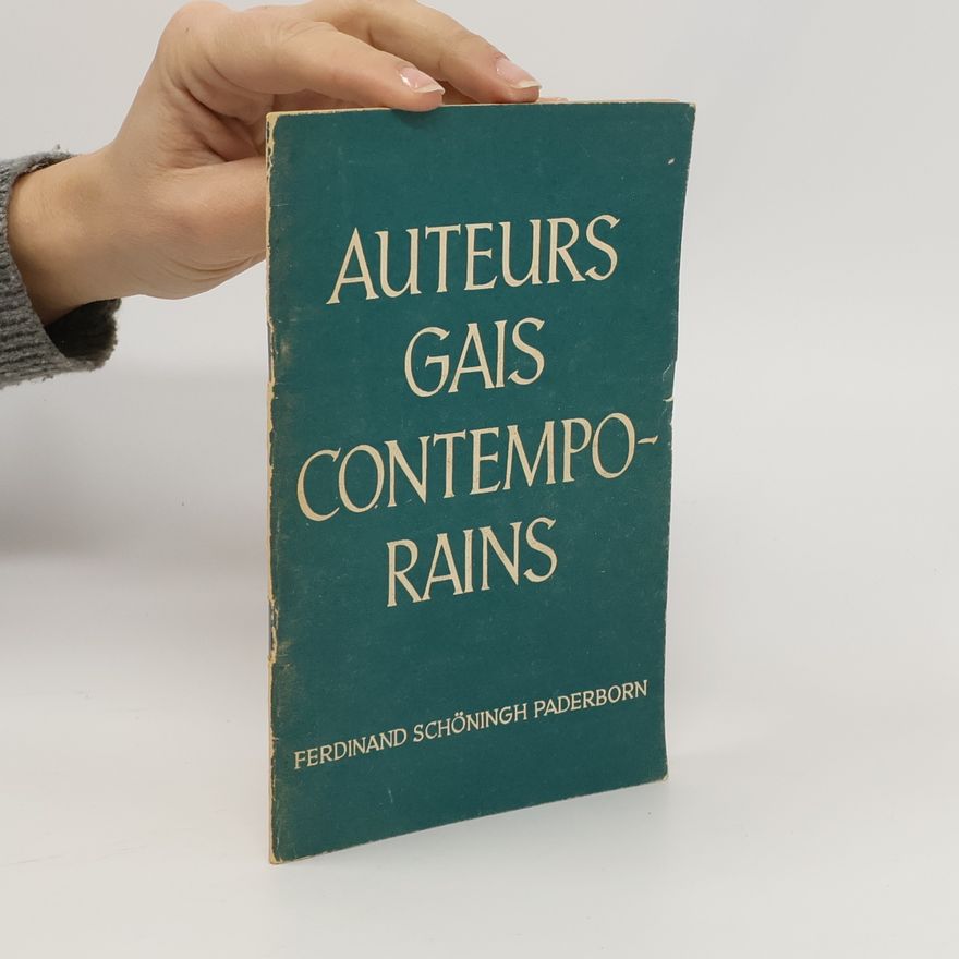 Various authors Auteurs gais contemporains