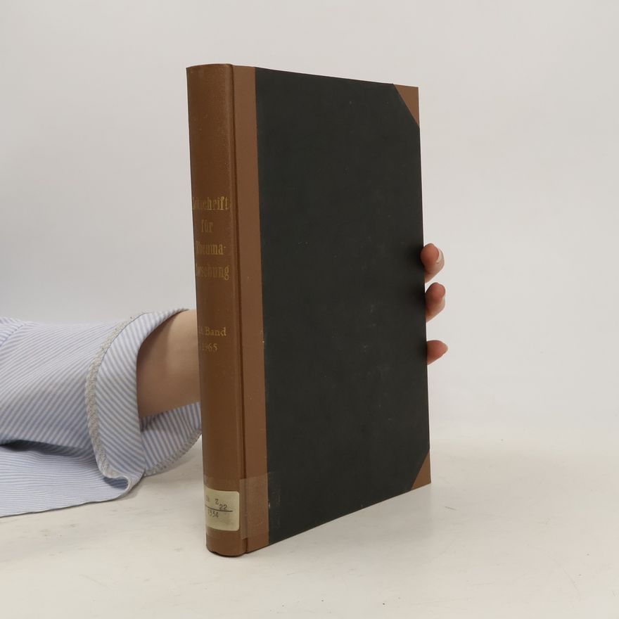 Autorenkollektiv Zeitschrift für Rheumaforschung Band 24