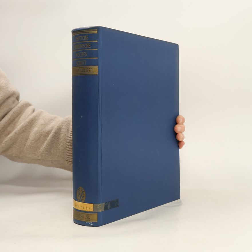 Autorenkollektiv Deutsche Medizinische Wochenschrift 98