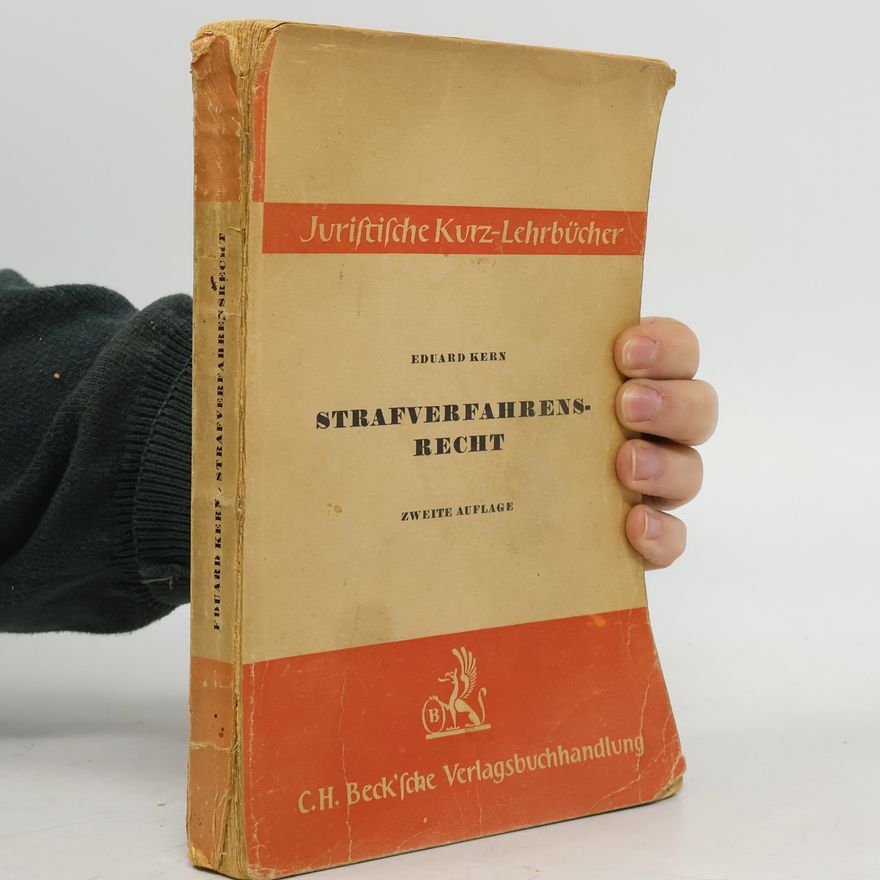 Eduard Kern Strafverfahrensrecht